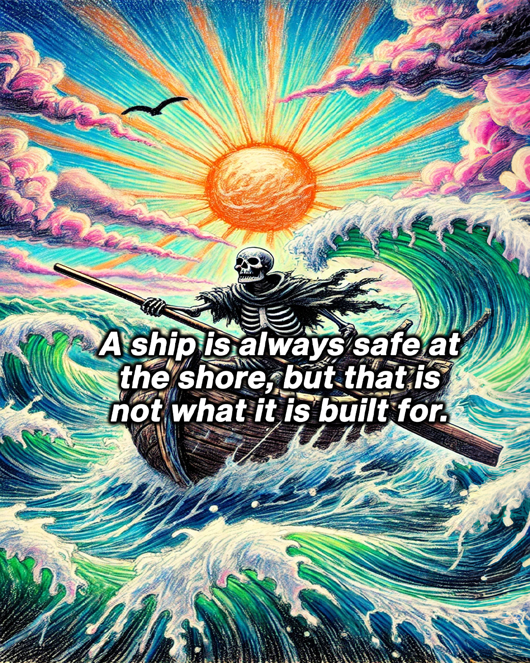 Ride The Wave - Print it yourself